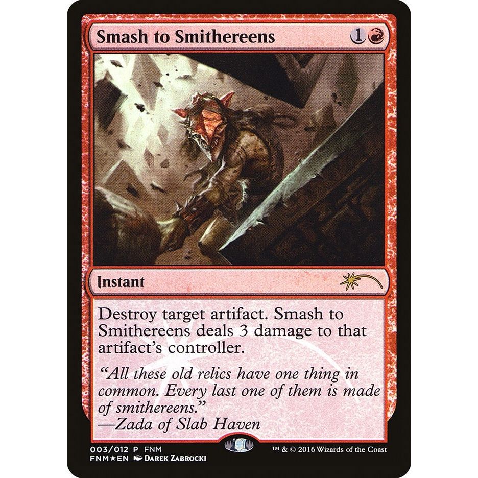 Image for Smash to Smithereens (3) (FNM) - Magic: The Gathering