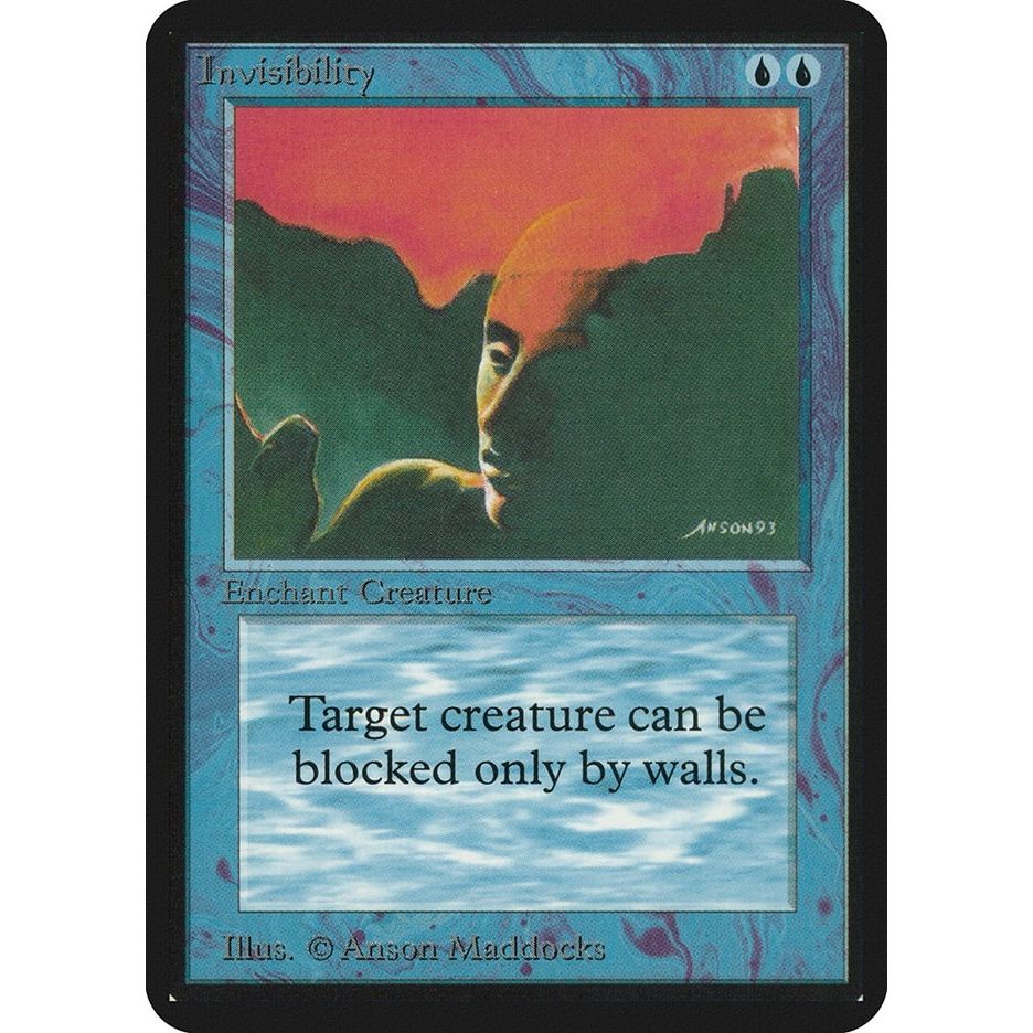 Image for Invisibility (LEA) - Magic: The Gathering