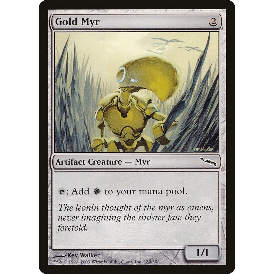 Image for Gold Myr (180) (MRD) - Magic: The Gathering