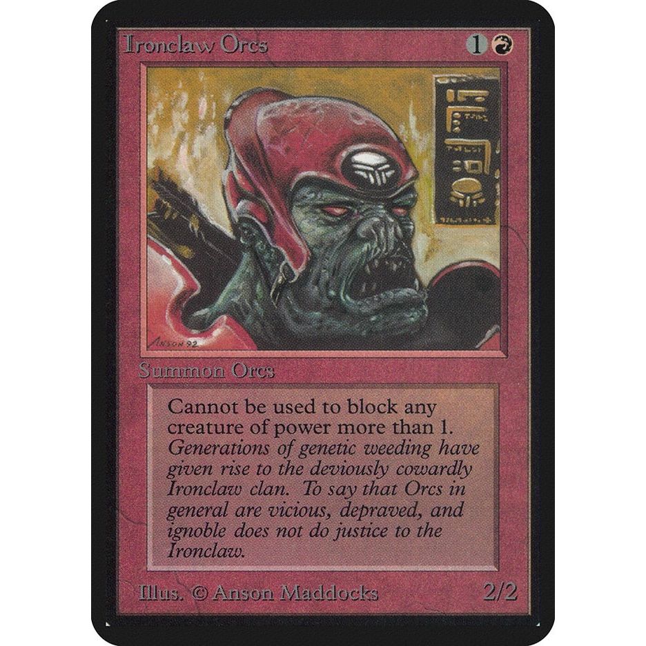 Image for Ironclaw Orcs (LEA) - Magic: The Gathering