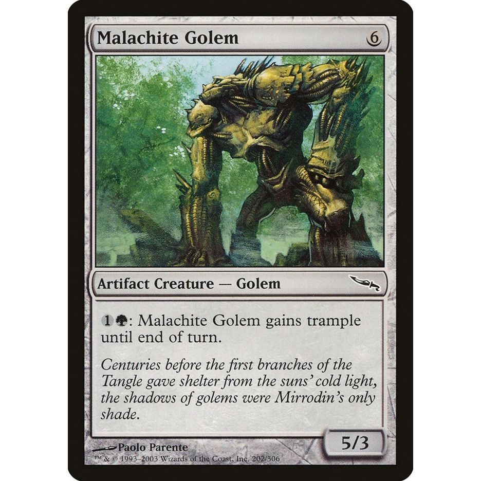 Image for Malachite Golem (202) (MRD) - Magic: The Gathering