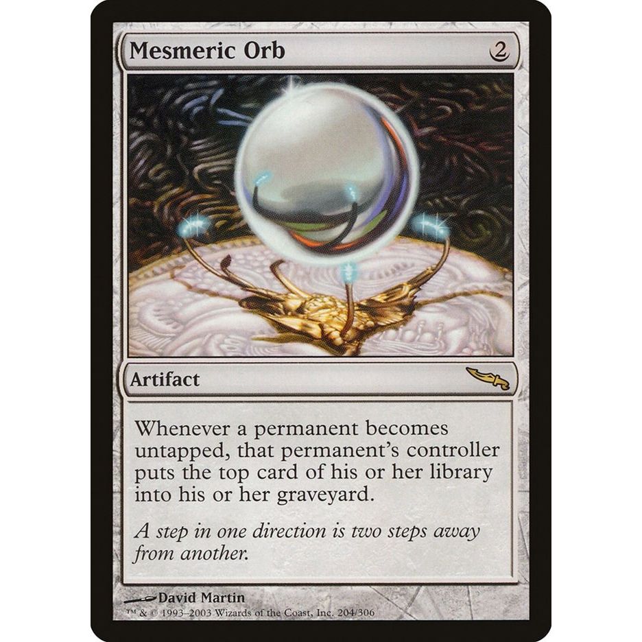 Image for Mesmeric Orb (204) (MRD) - Magic: The Gathering