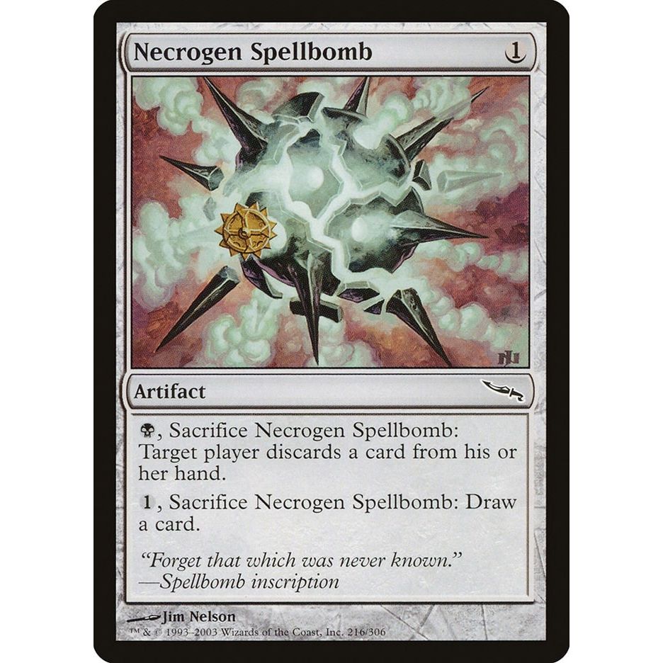 Image for Necrogen Spellbomb (216) (MRD) - Magic: The Gathering