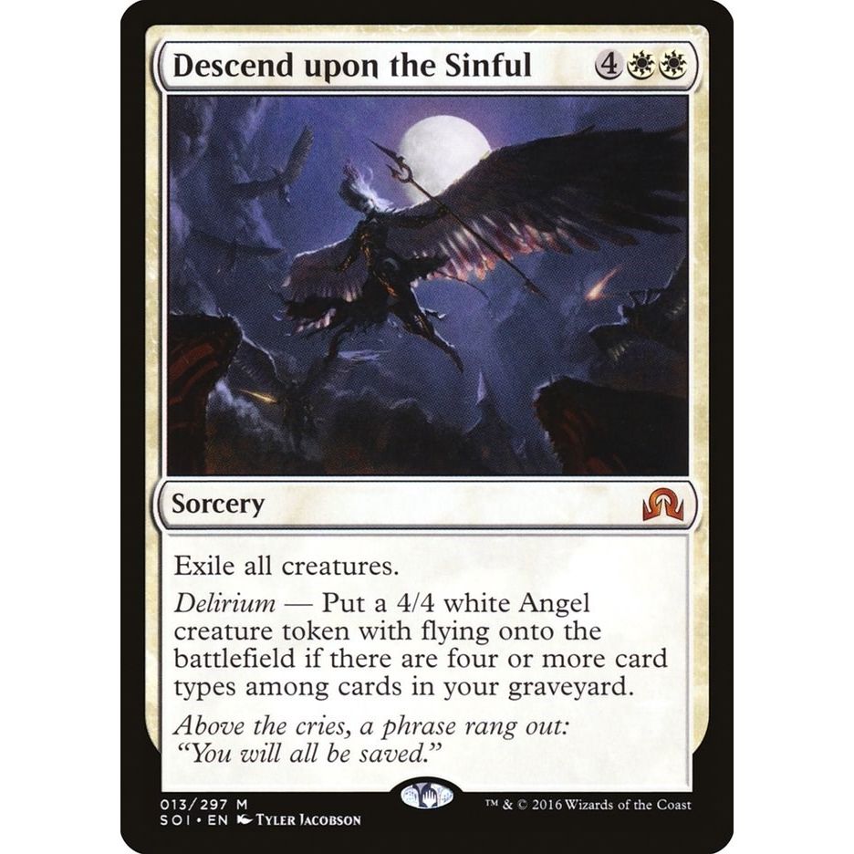 Image for Descend upon the Sinful (13) (SOI) - Magic: The Gathering