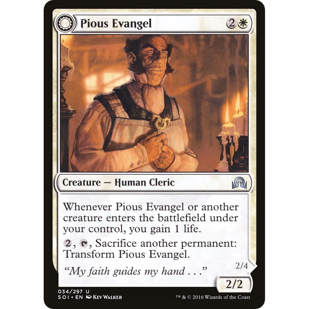 Image for Pious Evangel (34) (SOI) - Magic: The Gathering