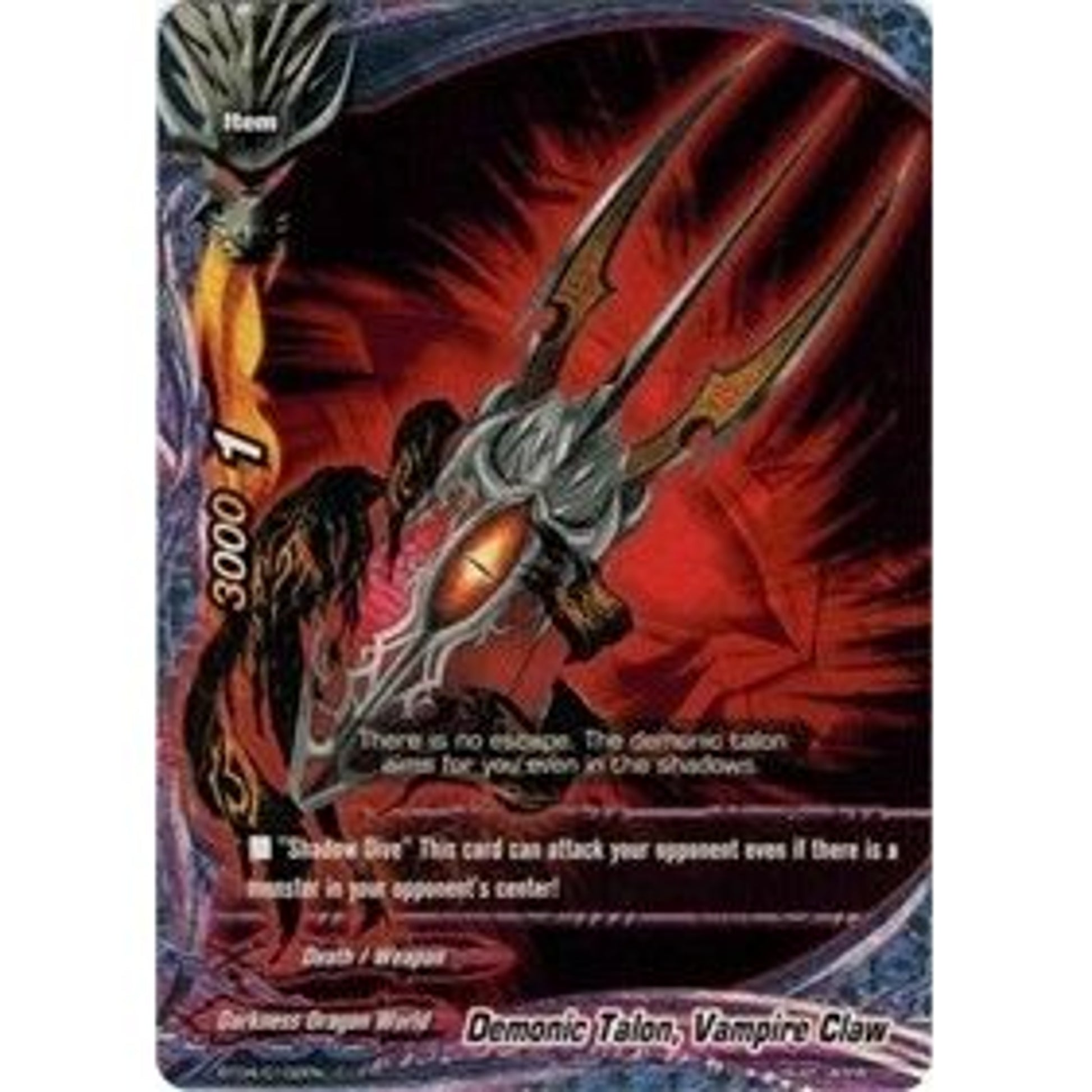 Image for Demonic Talon, Vampire Claw (BT04/0102EN) (BT04) - Future Card BuddyFight