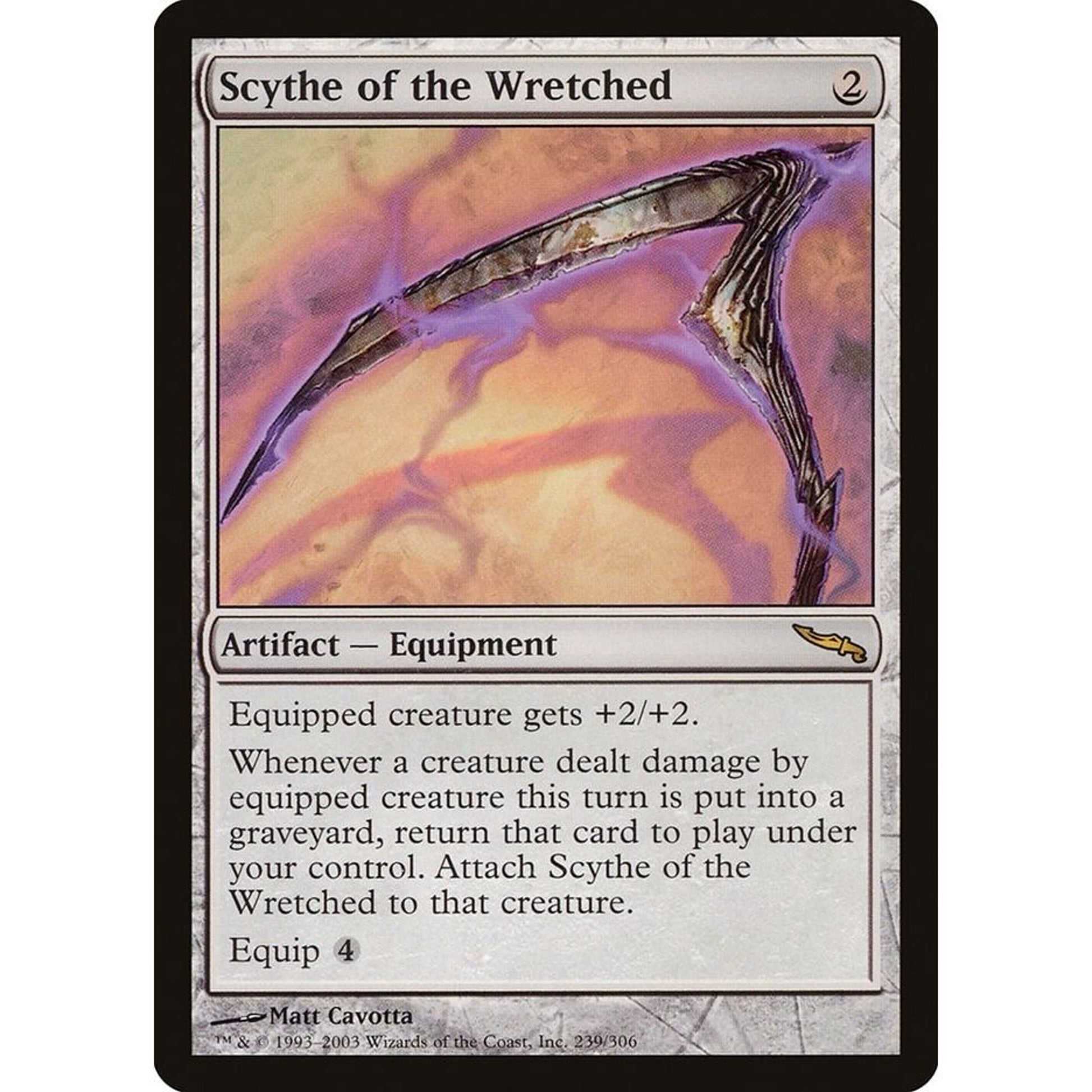 Image for Scythe of the Wretched (239) (MRD) - Magic: The Gathering