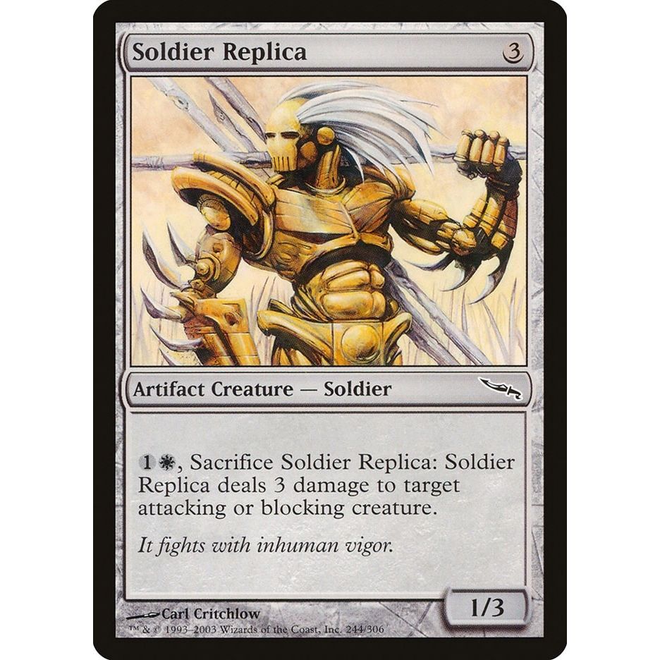 Image for Soldier Replica (244) (MRD) - Magic: The Gathering