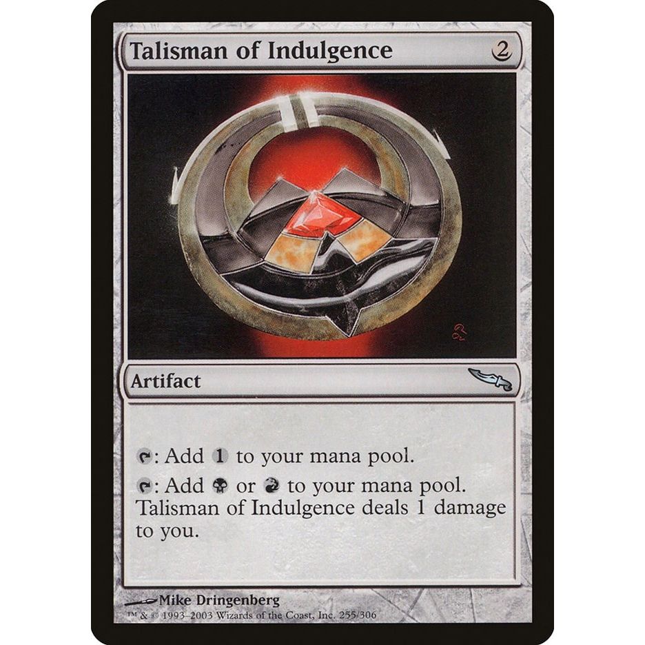 Image for Talisman of Indulgence (255) (MRD) - Magic: The Gathering