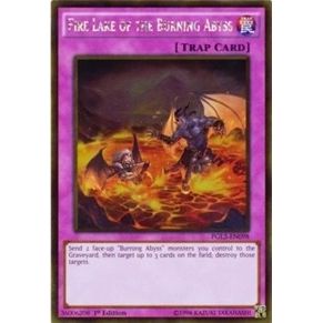 Image for Fire Lake of the Burning Abyss (PGL3-EN098) (PG3) - YuGiOh