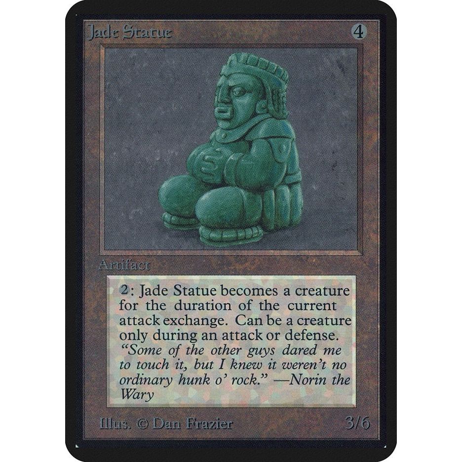 Image for Jade Statue (LEA) - Magic: The Gathering