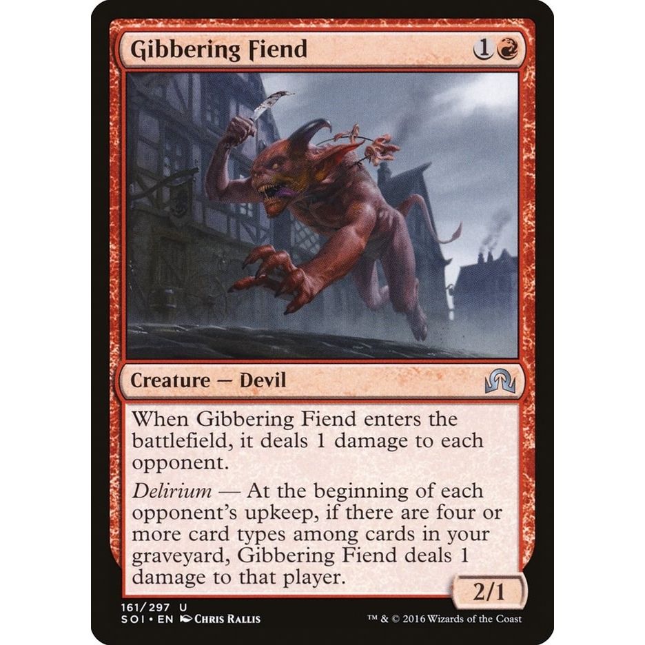 Image for Gibbering Fiend (161) (SOI) - Magic: The Gathering