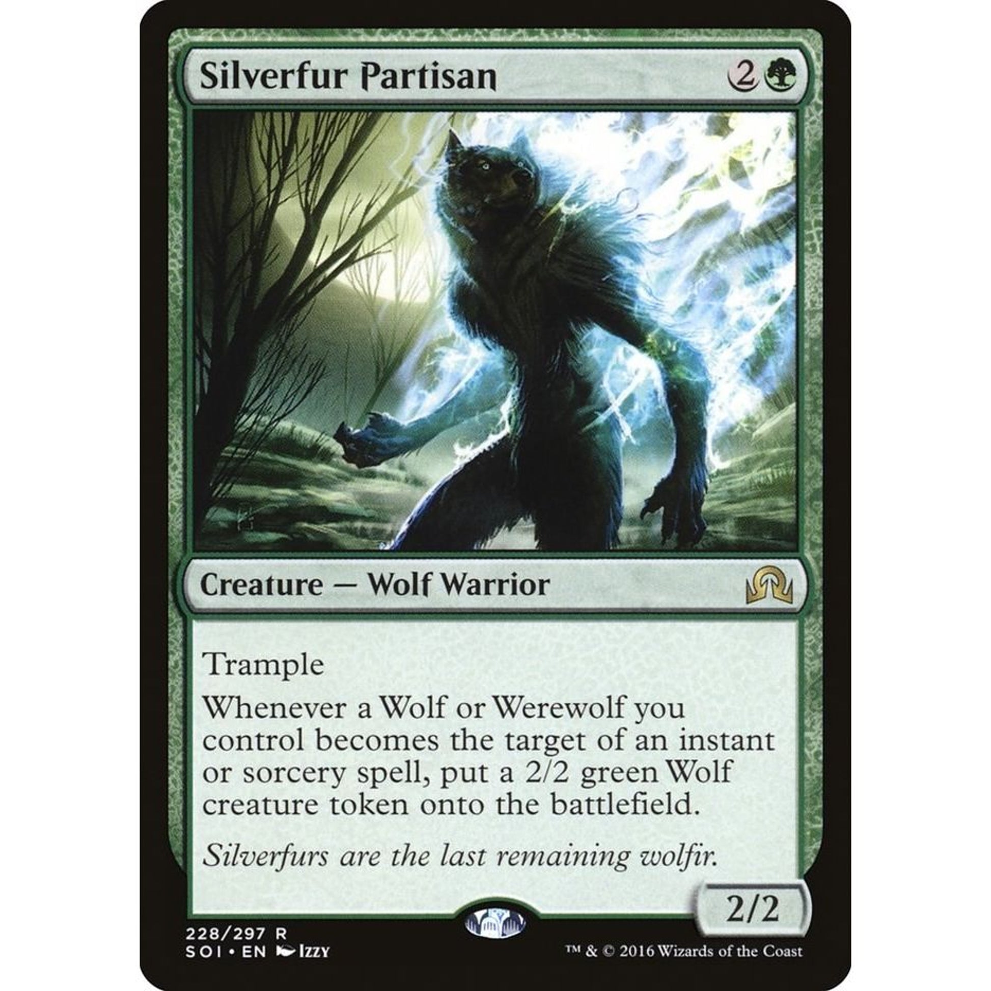 Image for Silverfur Partisan (228) (SOI) - Magic: The Gathering