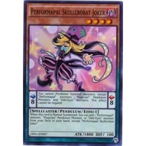 Image for Performapal Skullcrobat Joker (OP01-EN007) (OP01) - YuGiOh