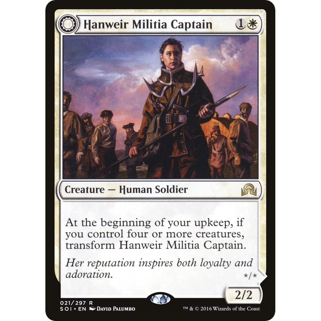 Image for Hanweir Militia Captain (21) (SOI) - Magic: The Gathering