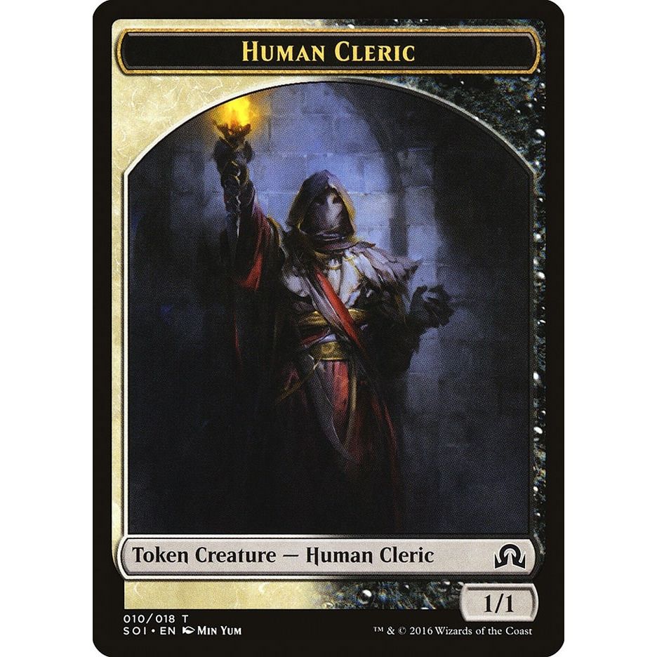 Image for Human Cleric Token (10) (SOI) - Magic: The Gathering