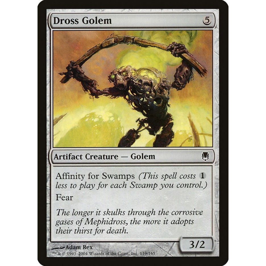 Image for Dross Golem (119) (DST) - Magic: The Gathering