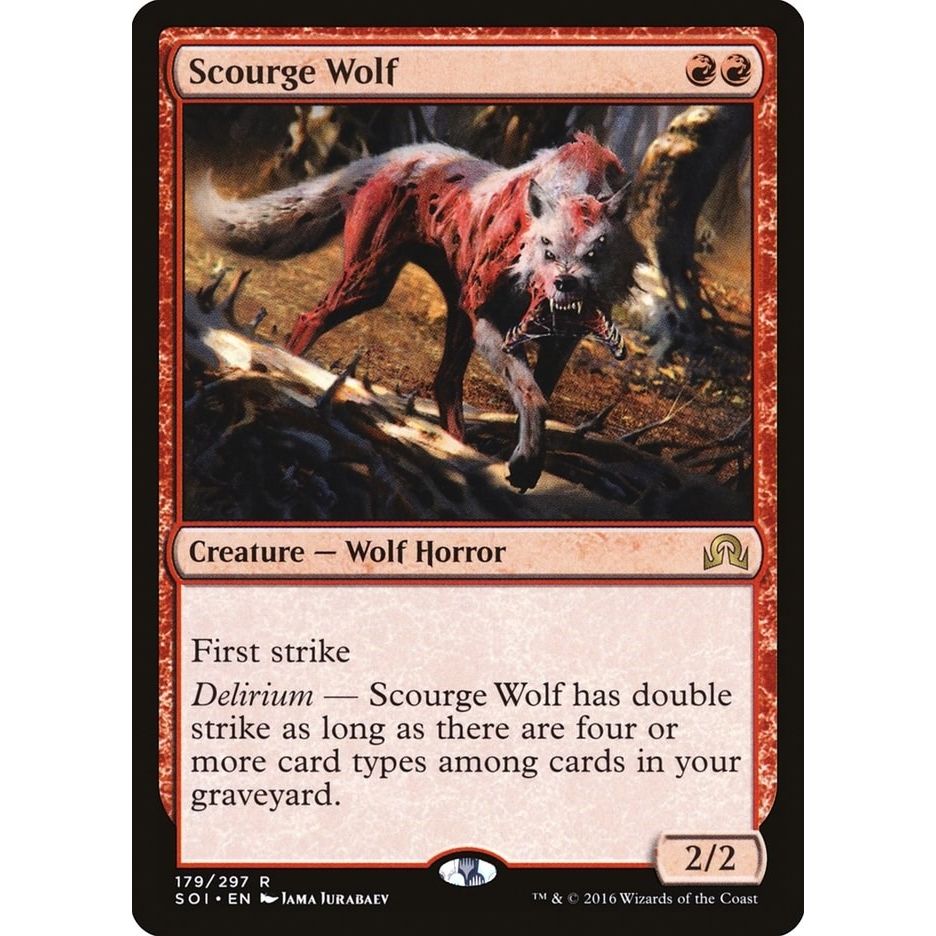Image for Scourge Wolf (179) (SOI) - Magic: The Gathering