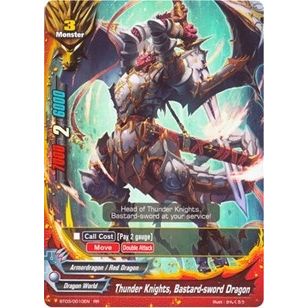 Image for Thunder Knights, Bastard-sword Dragon (BT03/0010EN) (BT03) - Future Card BuddyFight