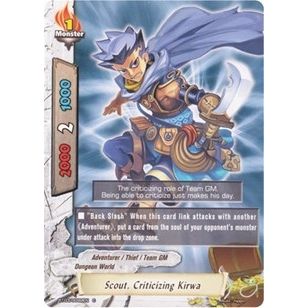 Image for Scout, Criticizing Kirwa (BT03/0099EN) (BT03) - Future Card BuddyFight