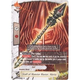 Image for Staff of Monster Master, Alerta (BT03/0101EN) (BT03) - Future Card BuddyFight