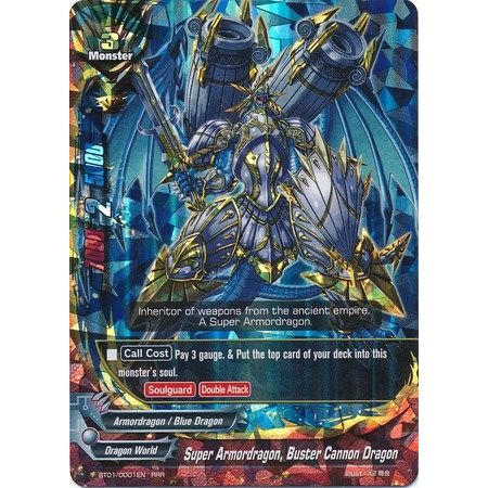 Image for Super Armordragon, Buster Cannon Dragon (BT01/0001EN) (BT01) - Future Card BuddyFight