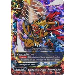 Image for Drum Bunker Dragon, "Barrier Breaker" (BT01/0002EN) (BT01) - Future Card BuddyFight