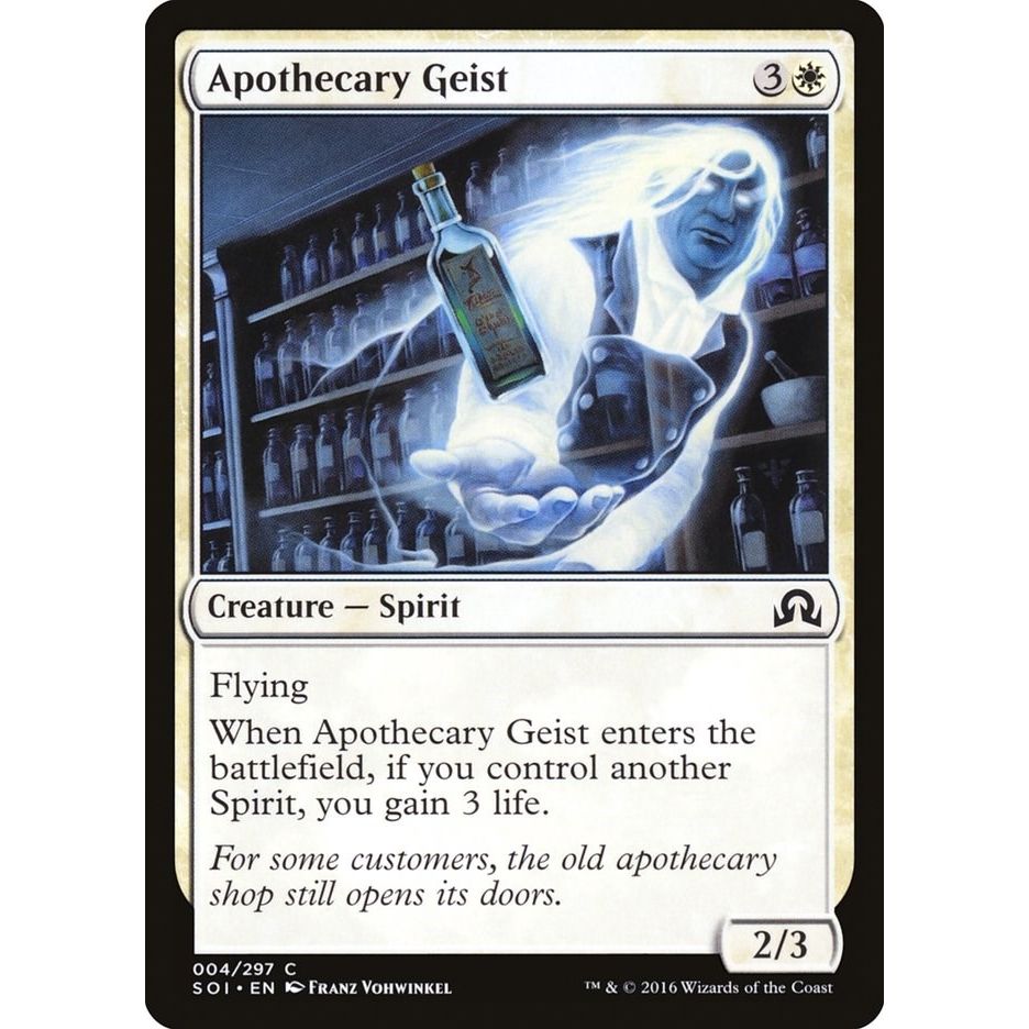 Image for Apothecary Geist (4) (SOI) - Magic: The Gathering