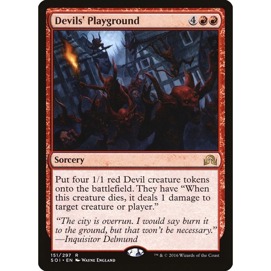 Image for Devils' Playground (151) (SOI) - Magic: The Gathering