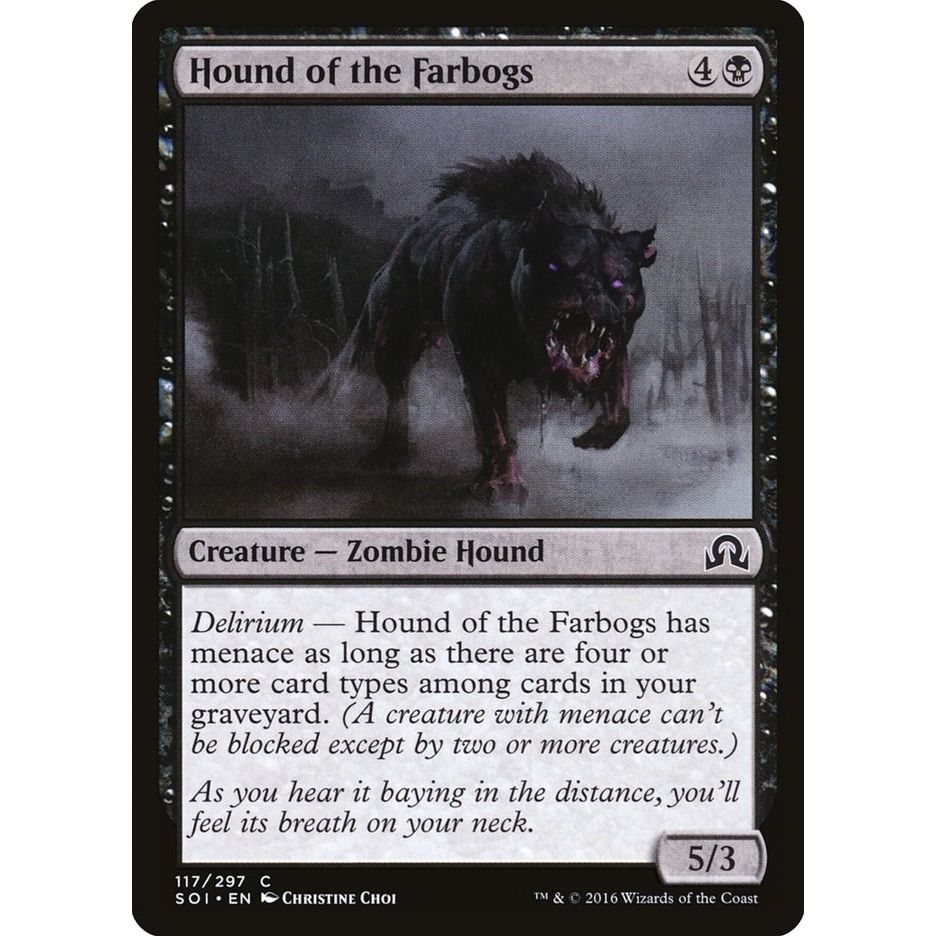 Image for Hound of the Farbogs (117) (SOI) - Magic: The Gathering