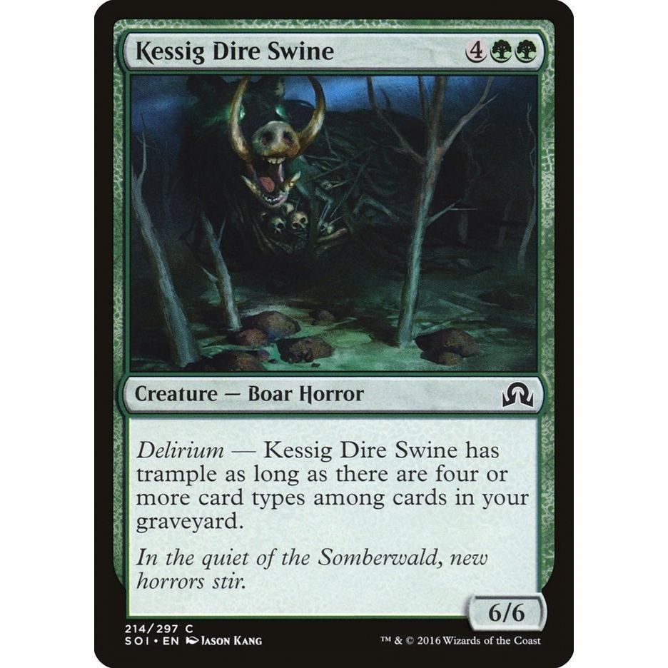 Image for Kessig Dire Swine (214) (SOI) - Magic: The Gathering