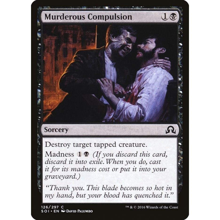 Image for Murderous Compulsion (126) (SOI) - Magic: The Gathering