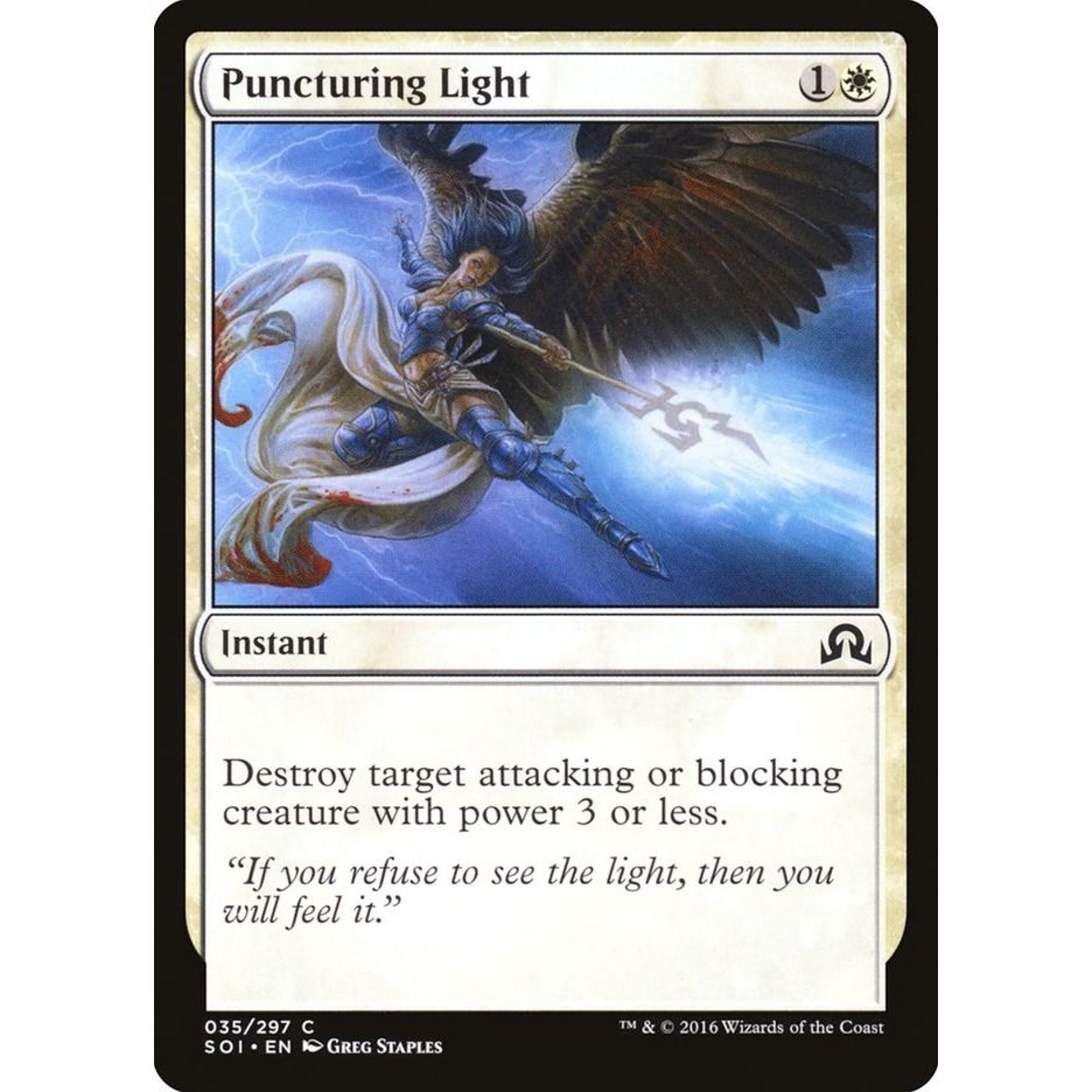 Image for Puncturing Light (35) (SOI) - Magic: The Gathering