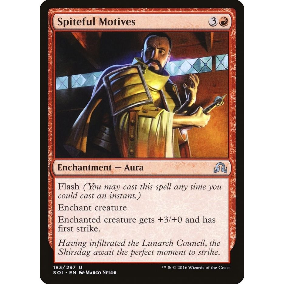Image for Spiteful Motives (183) (SOI) - Magic: The Gathering
