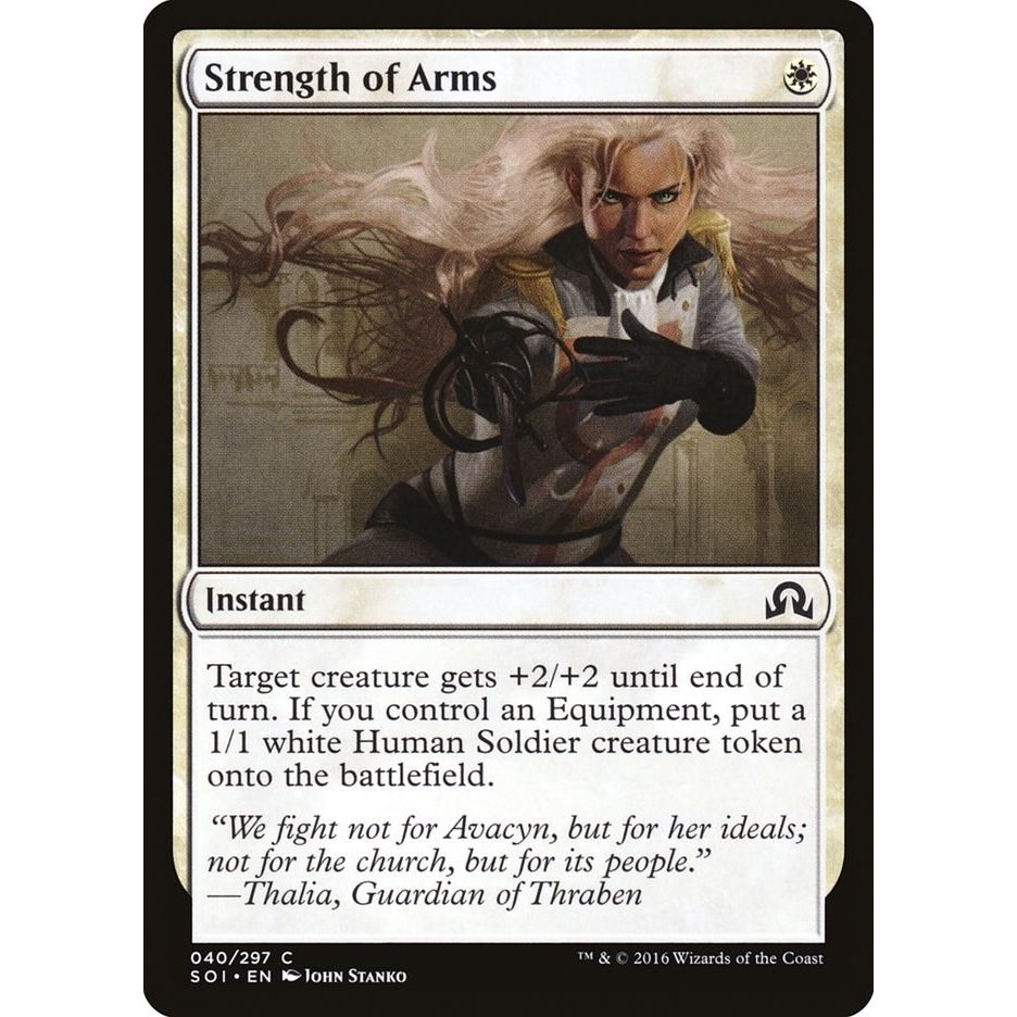 Image for Strength of Arms (40) (SOI) - Magic: The Gathering