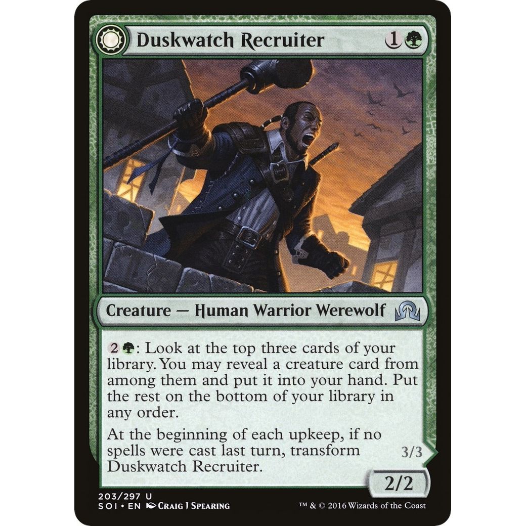 Image for Duskwatch Recruiter (203) (SOI) - Magic: The Gathering