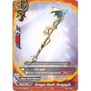Image for Dragon Staff, Dragogift (D-BT01/0058EN) (D-BT01) - Future Card BuddyFight