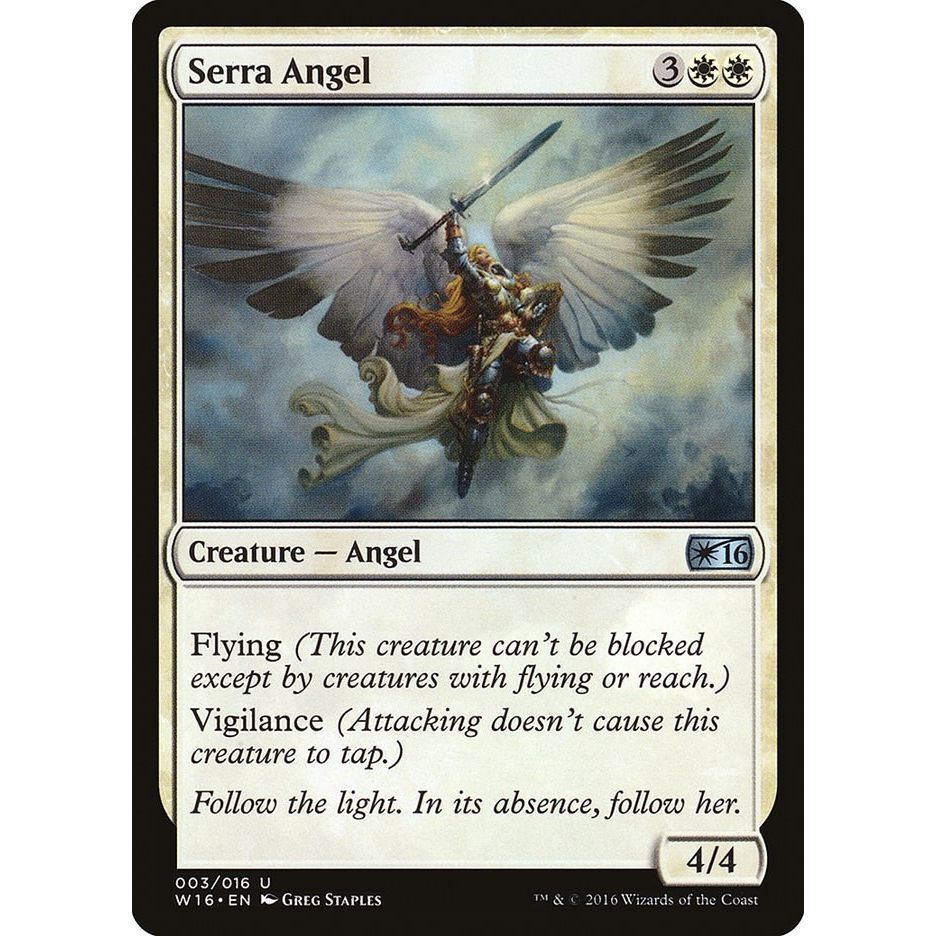 Image for Serra Angel (3) (W16) - Magic: The Gathering