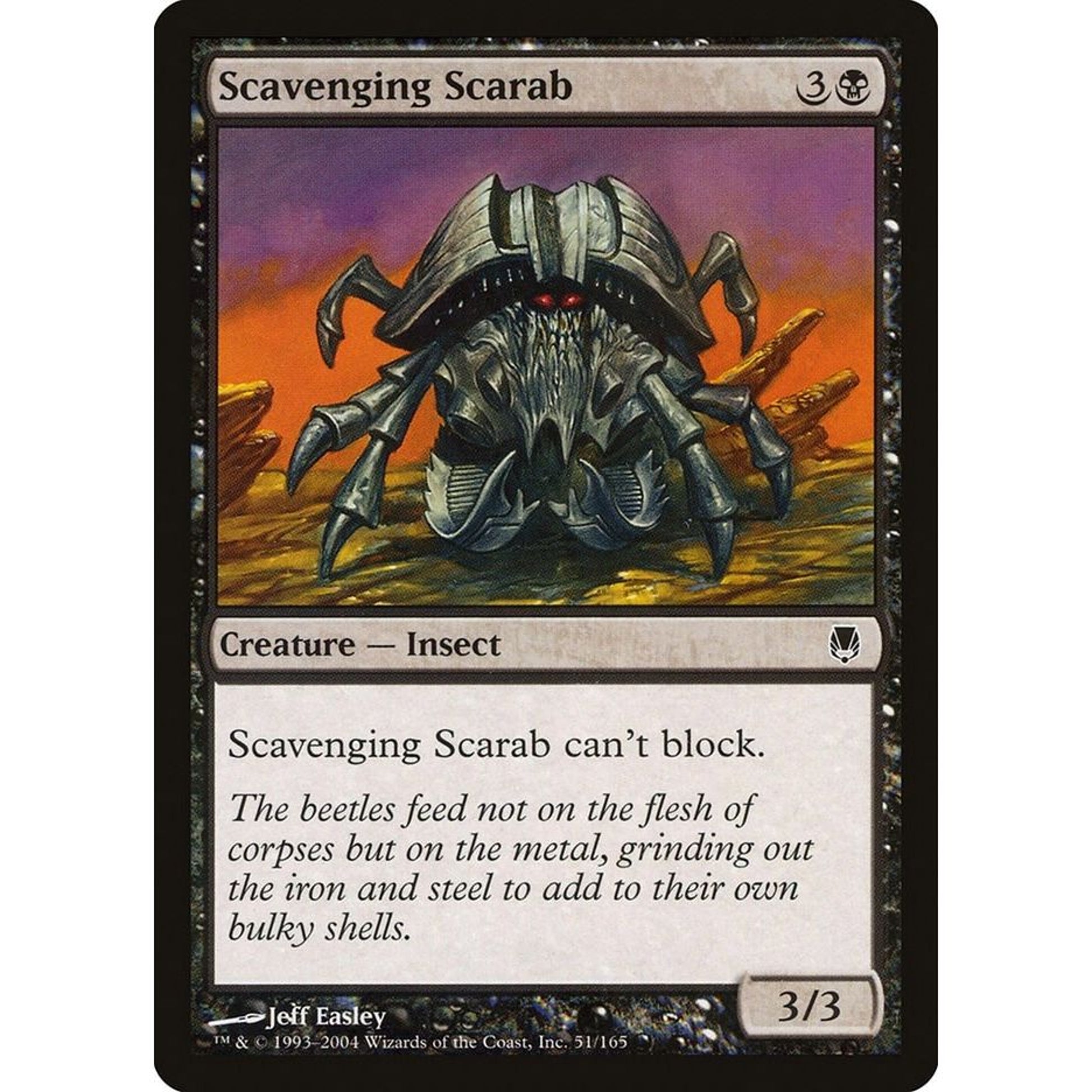 Image for Scavenging Scarab (51) (DST) - Magic: The Gathering
