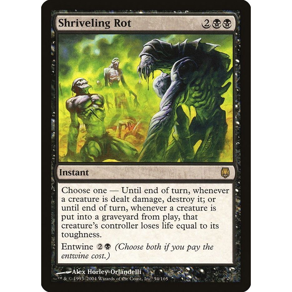 Image for Shriveling Rot (54) (DST) - Magic: The Gathering