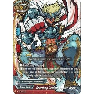 Image for Scorching Crimson Battler, Drum (PR/0082EN) (PR) - Future Card BuddyFight