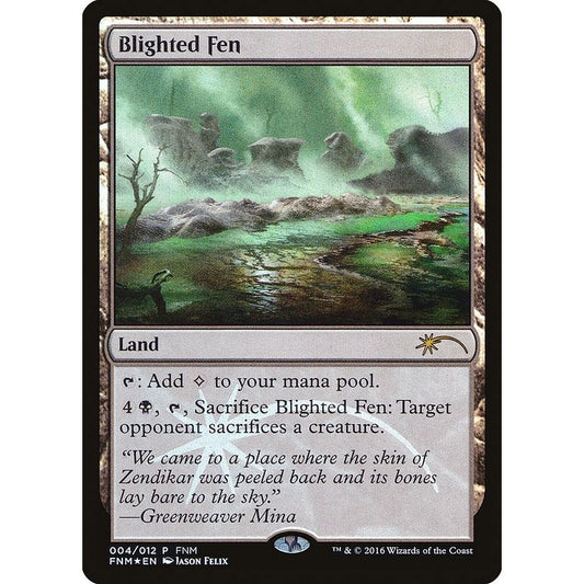 Image for Blighted Fen (4) (FNM) - Magic: The Gathering