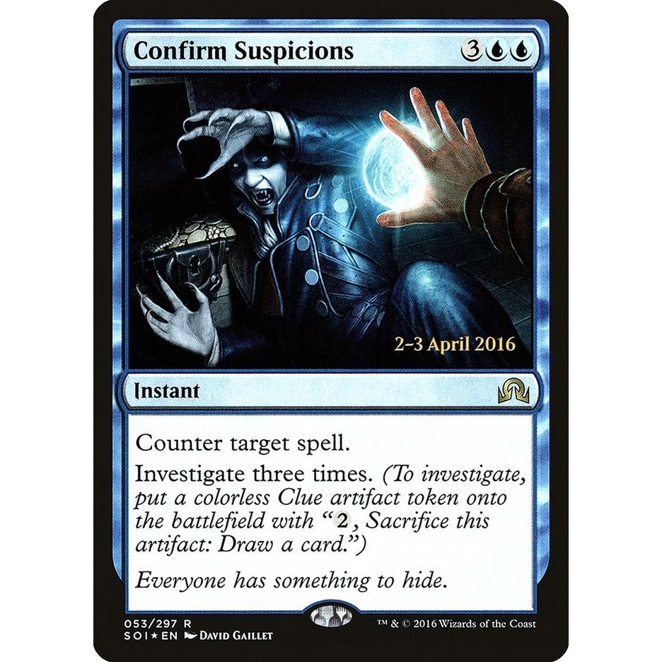 Image for Confirm Suspicions (53) (PRE) - Magic: The Gathering
