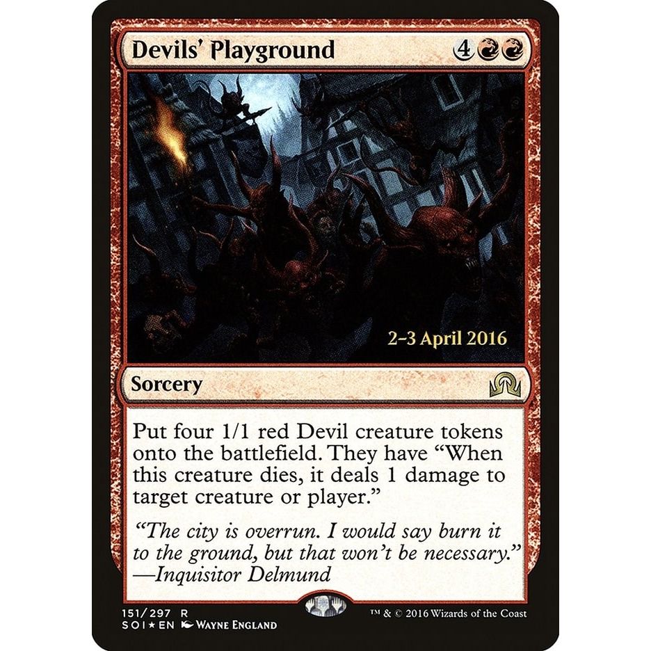 Image for Devils' Playground (151) (PRE) - Magic: The Gathering