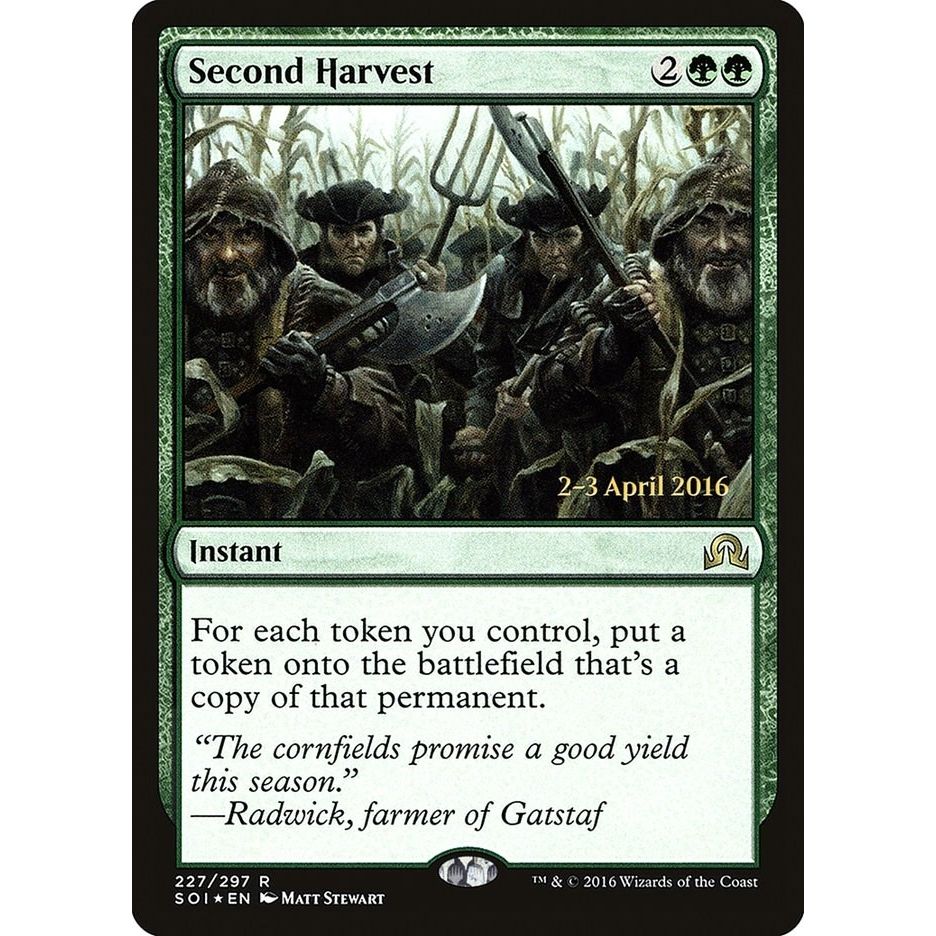 Image for Second Harvest (227) (PRE) - Magic: The Gathering