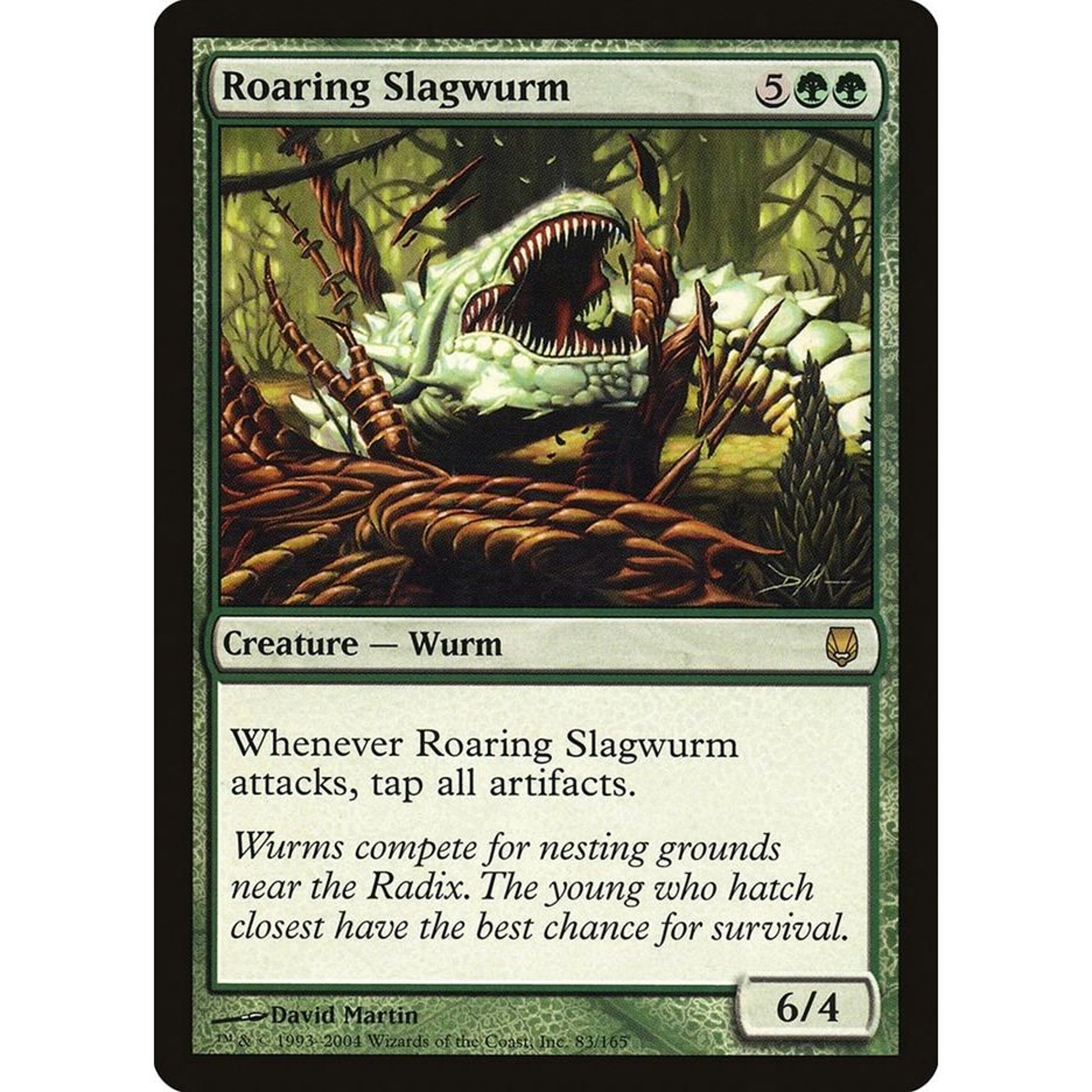 Image for Roaring Slagwurm (83) (DST) - Magic: The Gathering