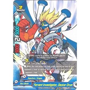 Image for Fervent Investigator, Decker Drum (PR/0086EN) (PR) - Future Card BuddyFight