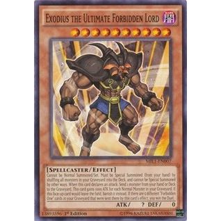 Image for Exodius the Ultimate Forbidden Lord (MIL1-EN007) (MIL1) - YuGiOh