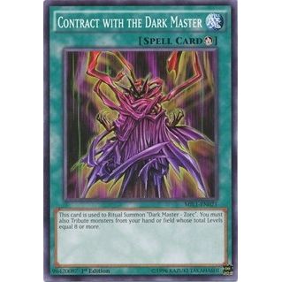 Image for Contract with the Dark Master (MIL1-EN021) (MIL1) - YuGiOh