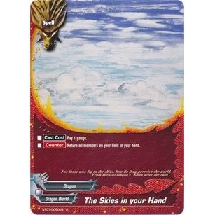 Image for The Skies in your Hand (BT01/0050EN) (BT01) - Future Card BuddyFight